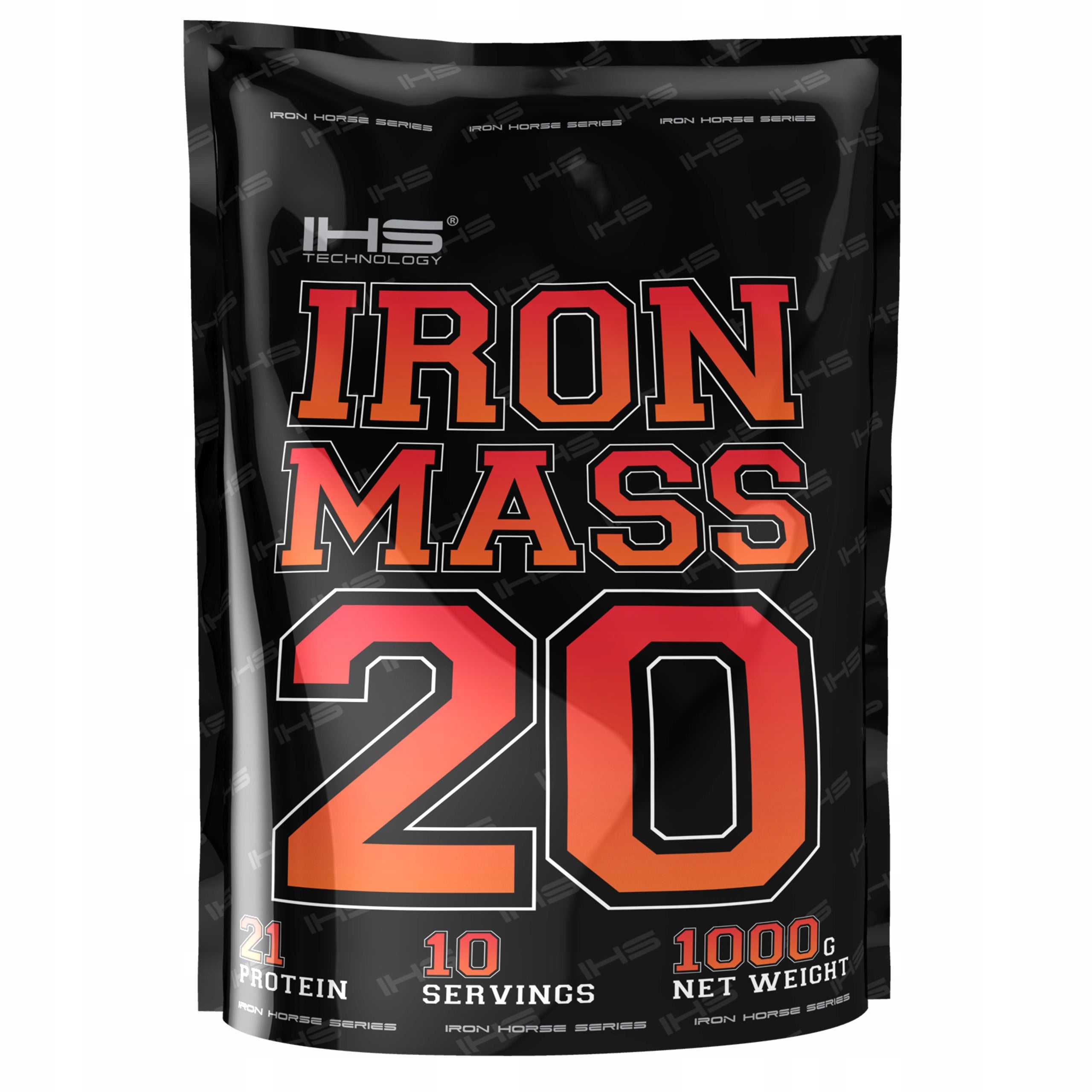 IRON MASS Gainer Protein 1000g Muscle Mass Gain Carbohydrates