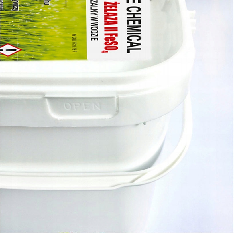 IRON SULFATE FOR LAWN MOSS 5KG HEPTAHYDRATE LOOSE CLEAN BUCKET Manufacturer code Siarczan żelaza antymech