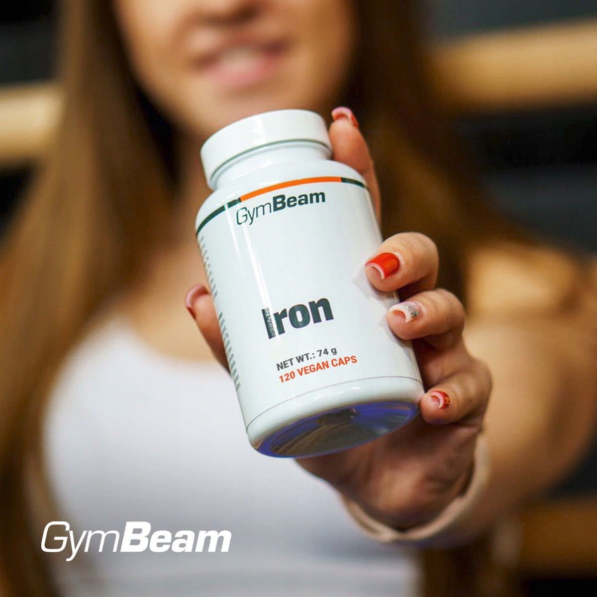 IRON SUPPLEMENT ABSORBABLE FATIGUE IMMUNITY FIT - GymBeam 120 kaps. Basic ingredient iron