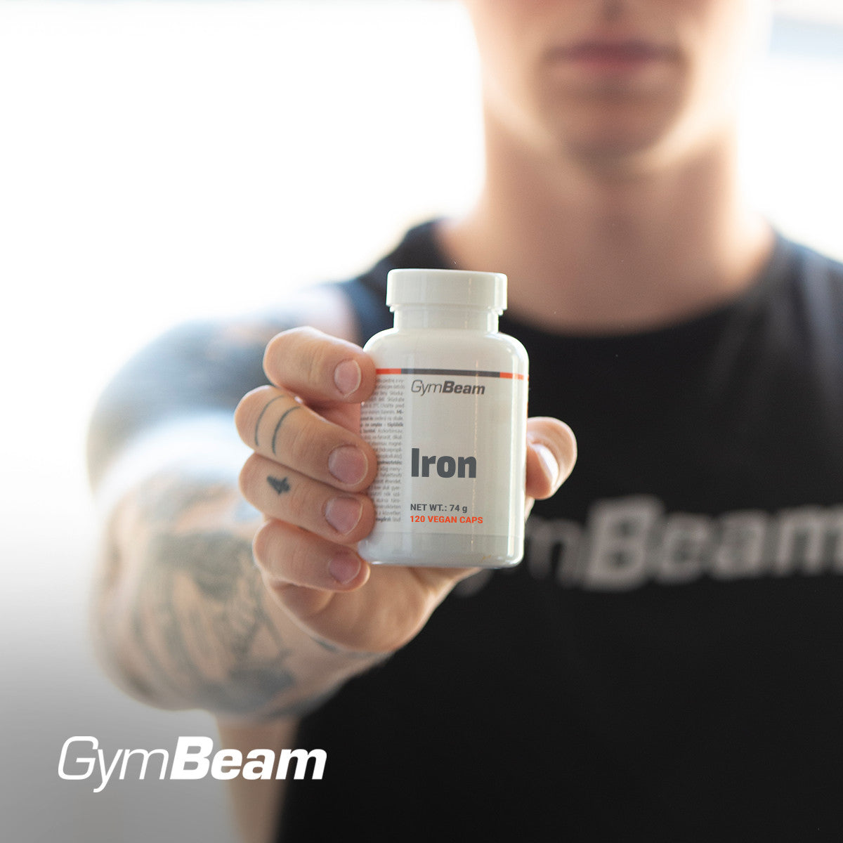 IRON SUPPLEMENT ABSORBABLE FATIGUE IMMUNITY FIT - GymBeam 120 kaps. Brand GymBeam