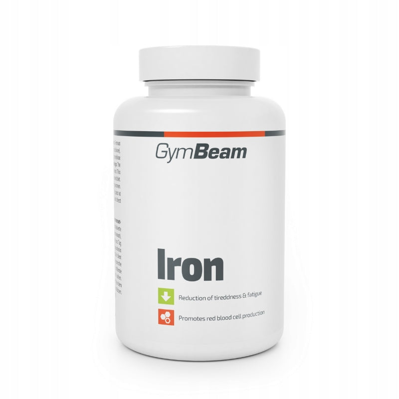 IRON SUPPLEMENT ABSORBABLE FATIGUE IMMUNITY FIT - GymBeam 120 kaps.