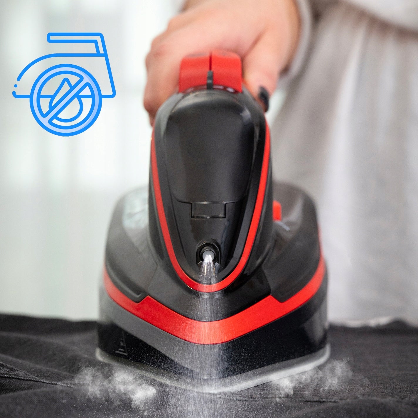 IRON WIRELESS STEAM HIGH POWER 3000W CERAMIC LED CHARGING STATION Foot type ceramic