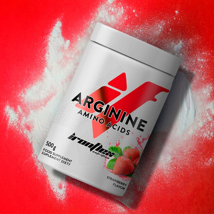 IRONFLEX ARGININE 500g L-ARGININE AMINO ACIDS AMINO PRE-WORKOUT PUMP STRENGTH Expiration date at least six months from the date of purchase