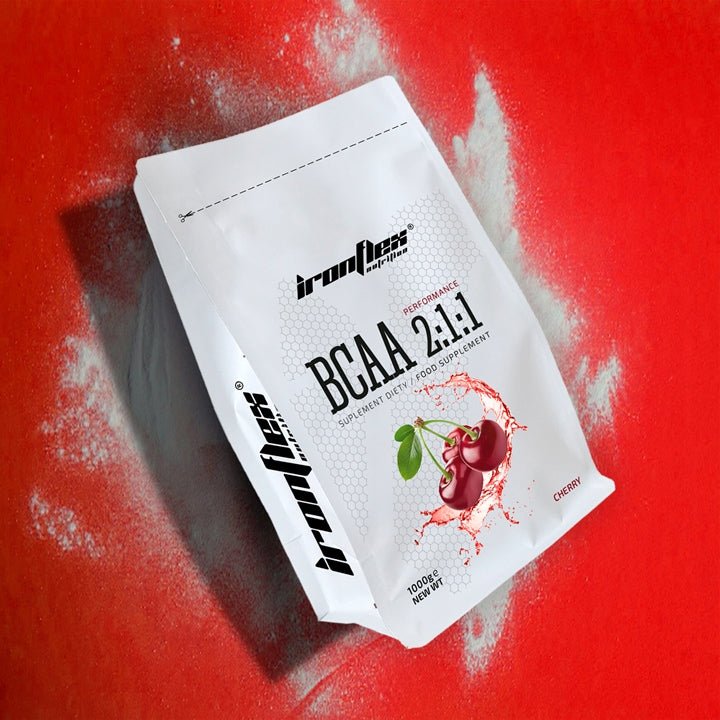 IRONFLEX BCAA 2:1:1 1000g STRONG AMINO ACIDS 1kg AMINO MUSCLE REGENERATION Packaging status original