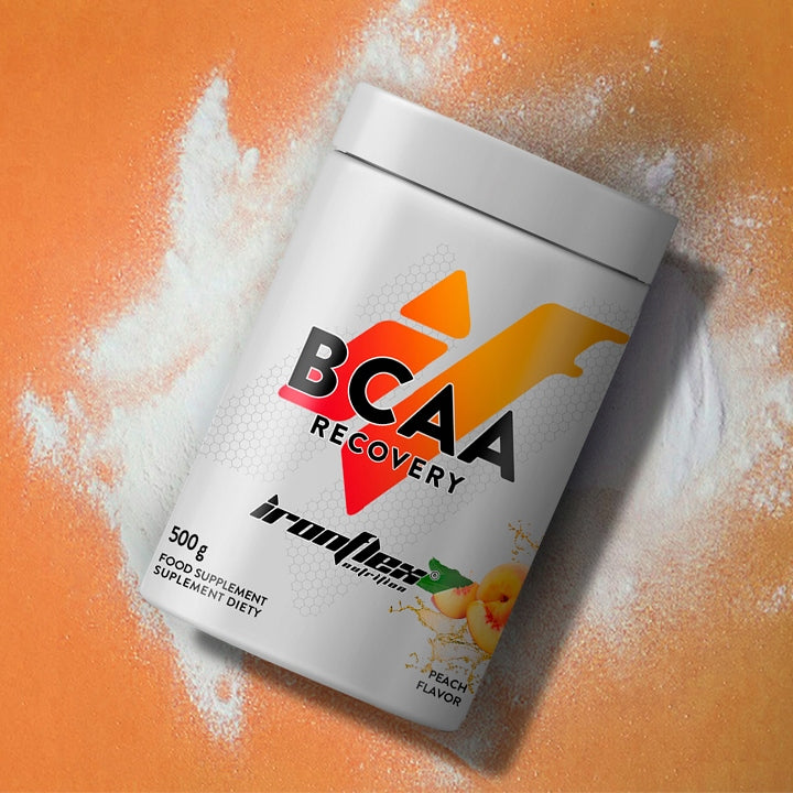 IRONFLEX BCAA + GLUTAMINE 500 g AMINO ACIDS 2:1:1 AMINO MUSCLE REGENERATION Expiration date at least six months from the date of purchase