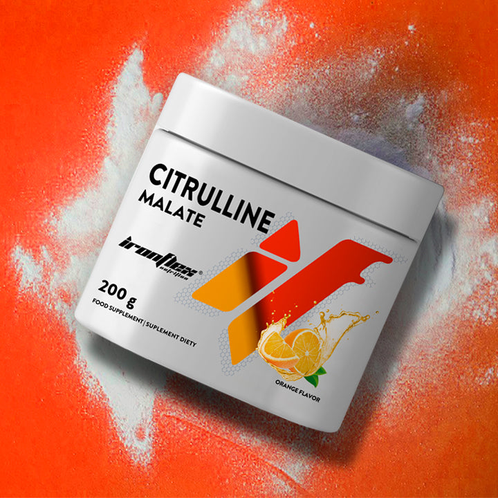 IRONFLEX CITRULLINE MALATE 200 g CITRULLINE MALATE PRE-WORKOUT PUMP Expiration date at least six months from the date of purchase