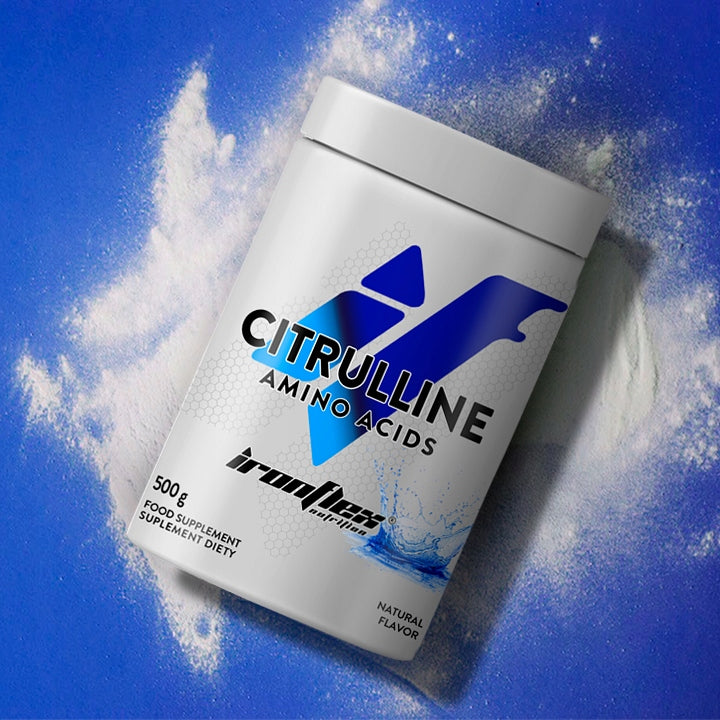 IRONFLEX CITRULLINE MALATE 500g NATURAL CITRULLINE APPLE PRE-WORKOUT Expiration date at least six months from the date of purchase