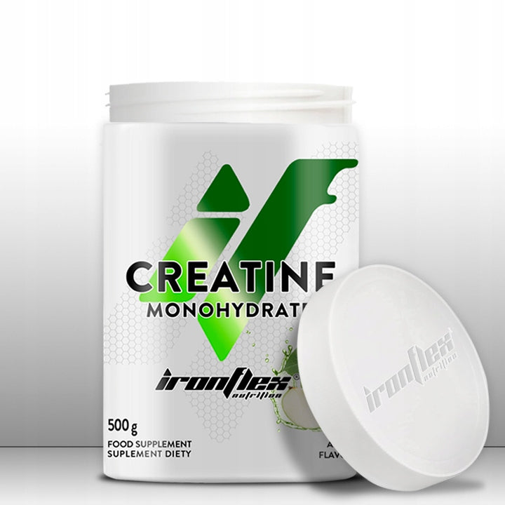 IRONFLEX CREATINE MONOHYDRATE 500g CREATINE MONOHYDRATE POWDER PUMP STRENGTH Packaging status original