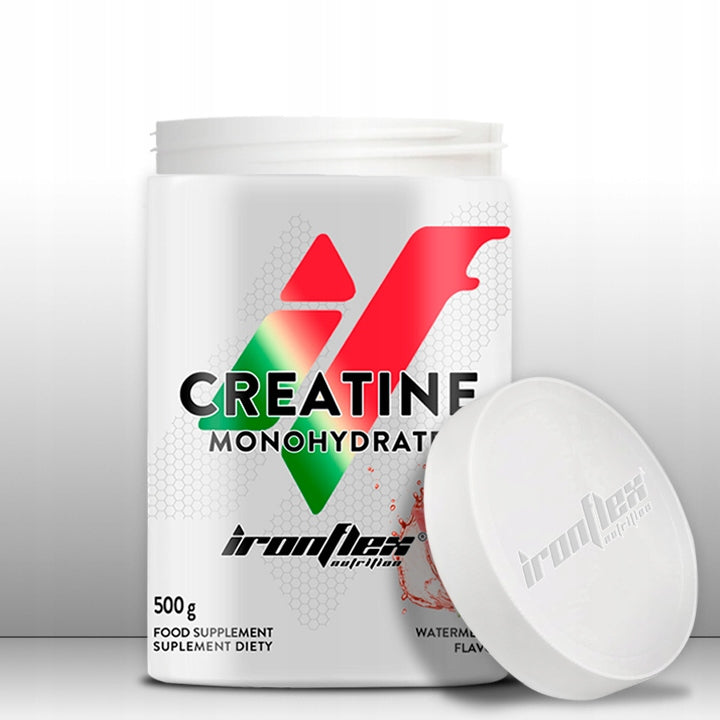 IRONFLEX CREATINE MONOHYDRATE 500g CREATINE MONOHYDRATE POWDER PUMP STRENGTH Packaging status original