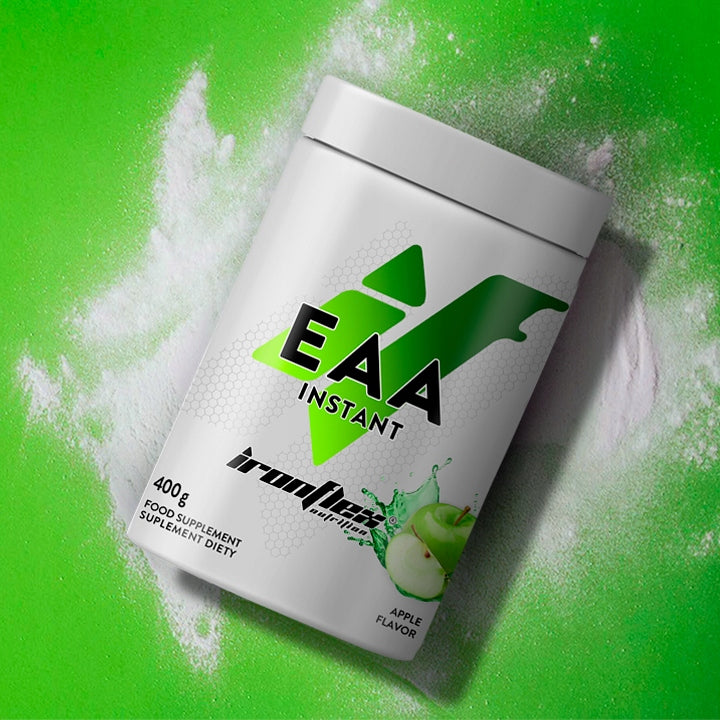 IRONFLEX EAA 400 g ESSENTIAL AMINO ACIDS BCAA AMINO MUSCLE REGENERATION MASS Expiration date at least six months from the date of purchase