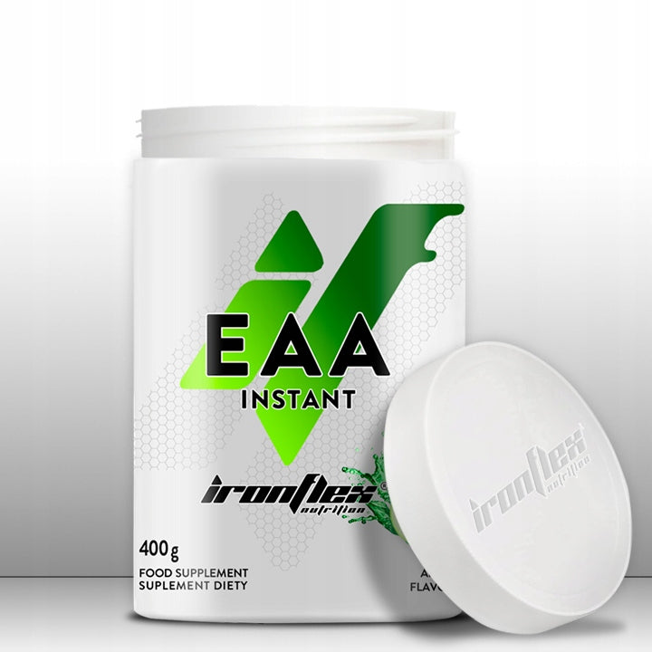 IRONFLEX EAA 400 g ESSENTIAL AMINO ACIDS BCAA AMINO MUSCLE REGENERATION MASS Packaging status original