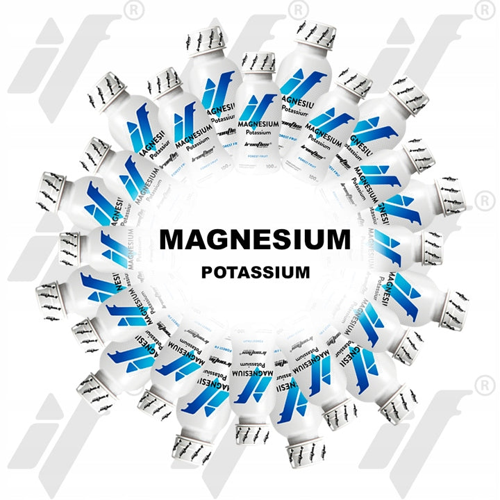 IRONFLEX MAGNESIUM POTASSIUM 24x100ml SHOT MAGNESIUM POTASSIUM VITAMIN B6 CONTRACTION EAN (GTIN) 5903140698104