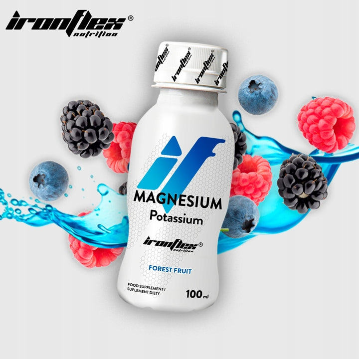 IRONFLEX MAGNESIUM POTASSIUM 24x100ml SHOT MAGNESIUM POTASSIUM VITAMIN B6 CONTRACTION Manufacturer code 5903140698104