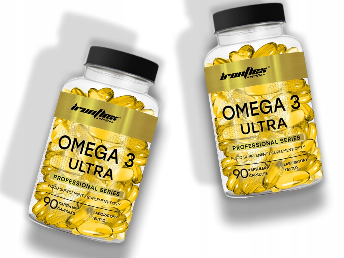 IRONFLEX OMEGA 3 ULTRA 330 EPA + 220 DHA 90caps FISH OIL FATTY ACIDS Medical device no