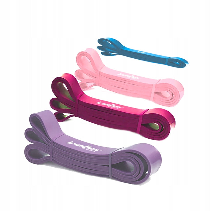 IRONFLEX SET OF 4 EXERCISE RUBBERS POWER BAND RESISTANCE BANDS TRAINING RUBBERS Packaging status original