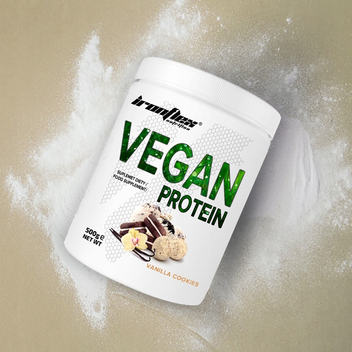 IRONFLEX VEGAN PROTEIN 500 g SOY PROTEIN PLANT SUPPLEMENT VEGAN ISOLATE Expiration date at least six months from the date of purchase