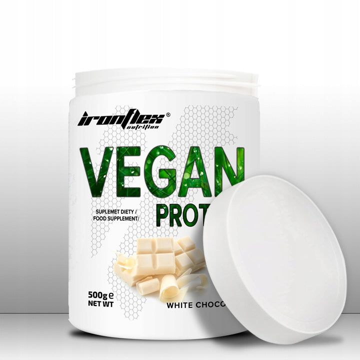 IRONFLEX VEGAN PROTEIN 500 g SOY PROTEIN PLANT SUPPLEMENT VEGAN ISOLATE Packaging status original
