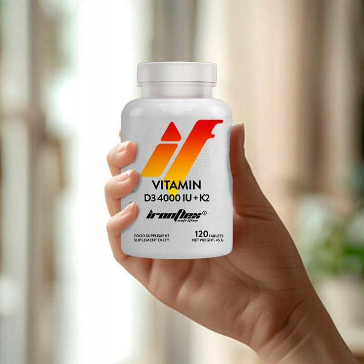 IRONFLEX VITAMIN D3 4000 IU + K2 MK7 120 tablets VITAMIN D3 Packaging status original