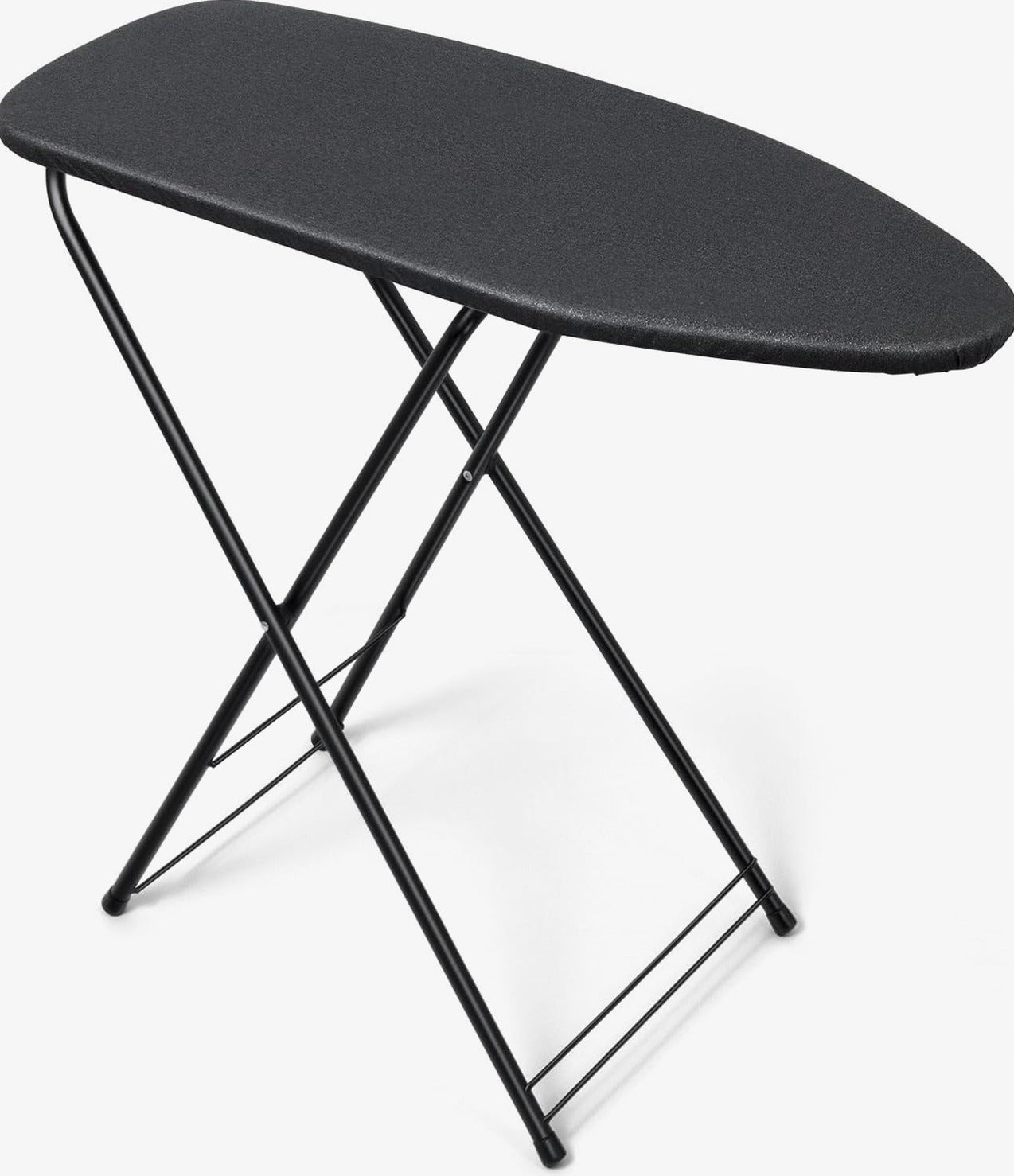 IRONING BOARD 33X89CM FOLDING WITH HOOK LIGHT BLACK METAL