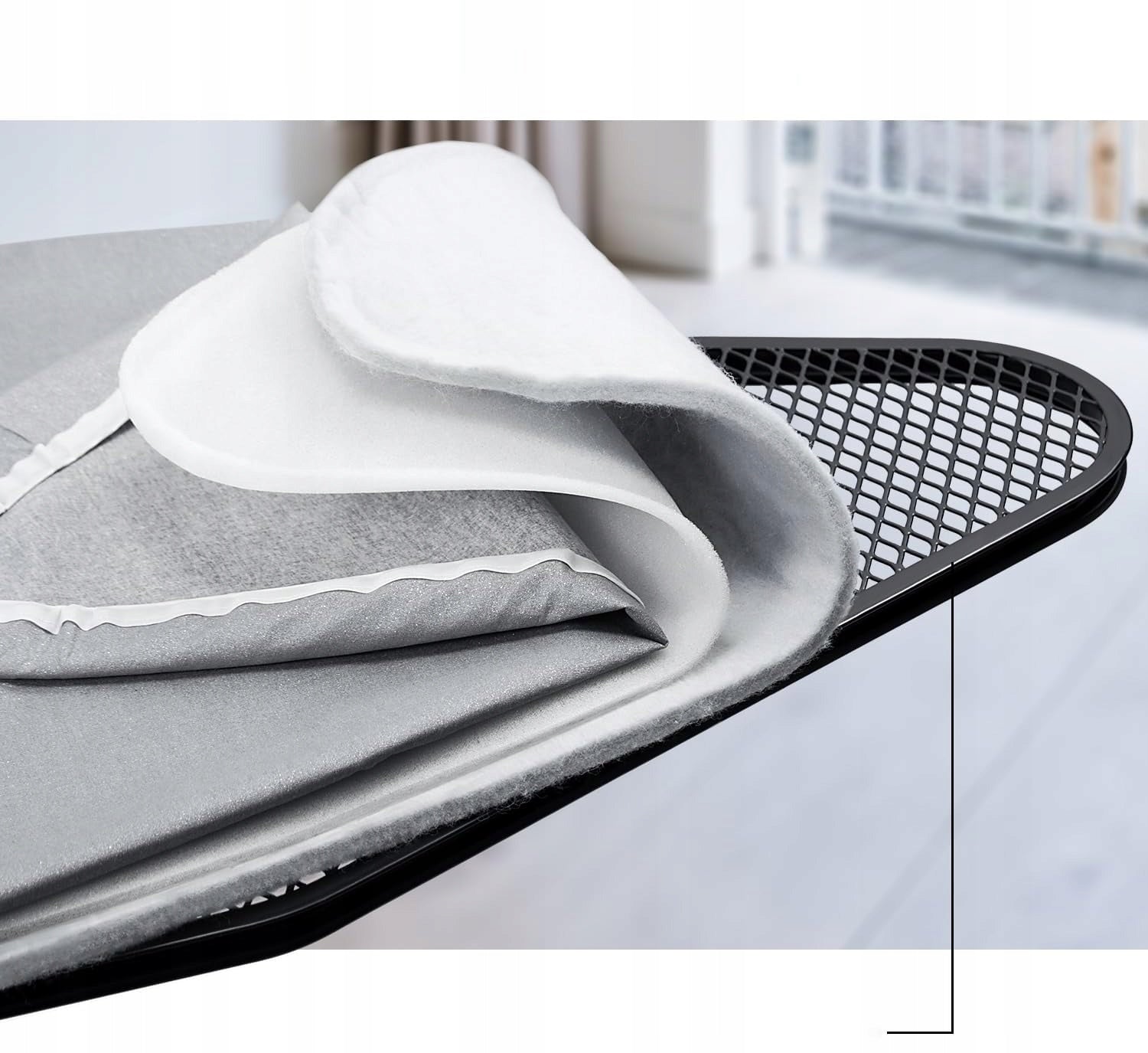 IRONING BOARD 43X122CM LARGE STABLE ADJUSTABLE METAL HEIGHT Manufacturer code 5908107845577