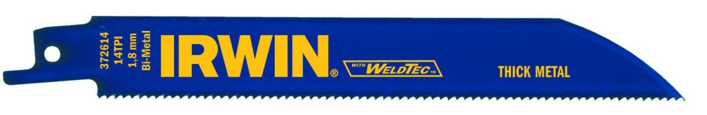 IRWIN RECIPROCATING SAW BLADE FOR METAL CUTTING LINE RECIPROCATING SAW 150mm