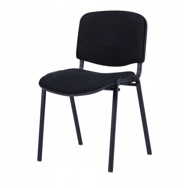 ISO Black Conference Chair for Home Office Soft and Comfortable Chair Manufacturer code krzesło ISO konferencyjne czarne