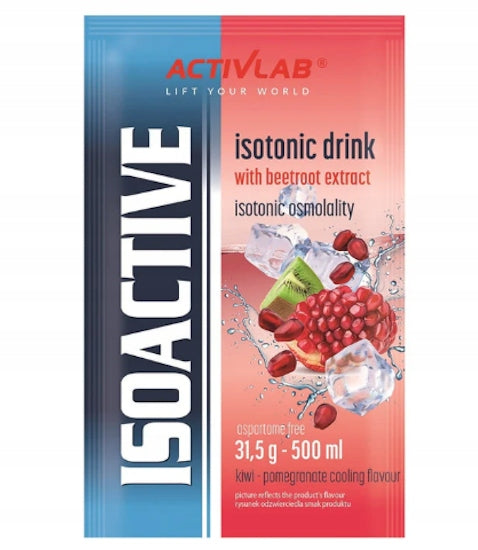 ISOACTIVE ACTIVLAB isotonic taste kiwi pomegranate sachet electrolytes 20pcs Brand Activlab