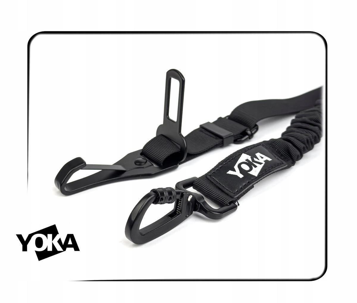 ISOFIX LANYARD FOR DOG FOR CAR with Shock Absorber 2in1 Seat Belt Packaging status original