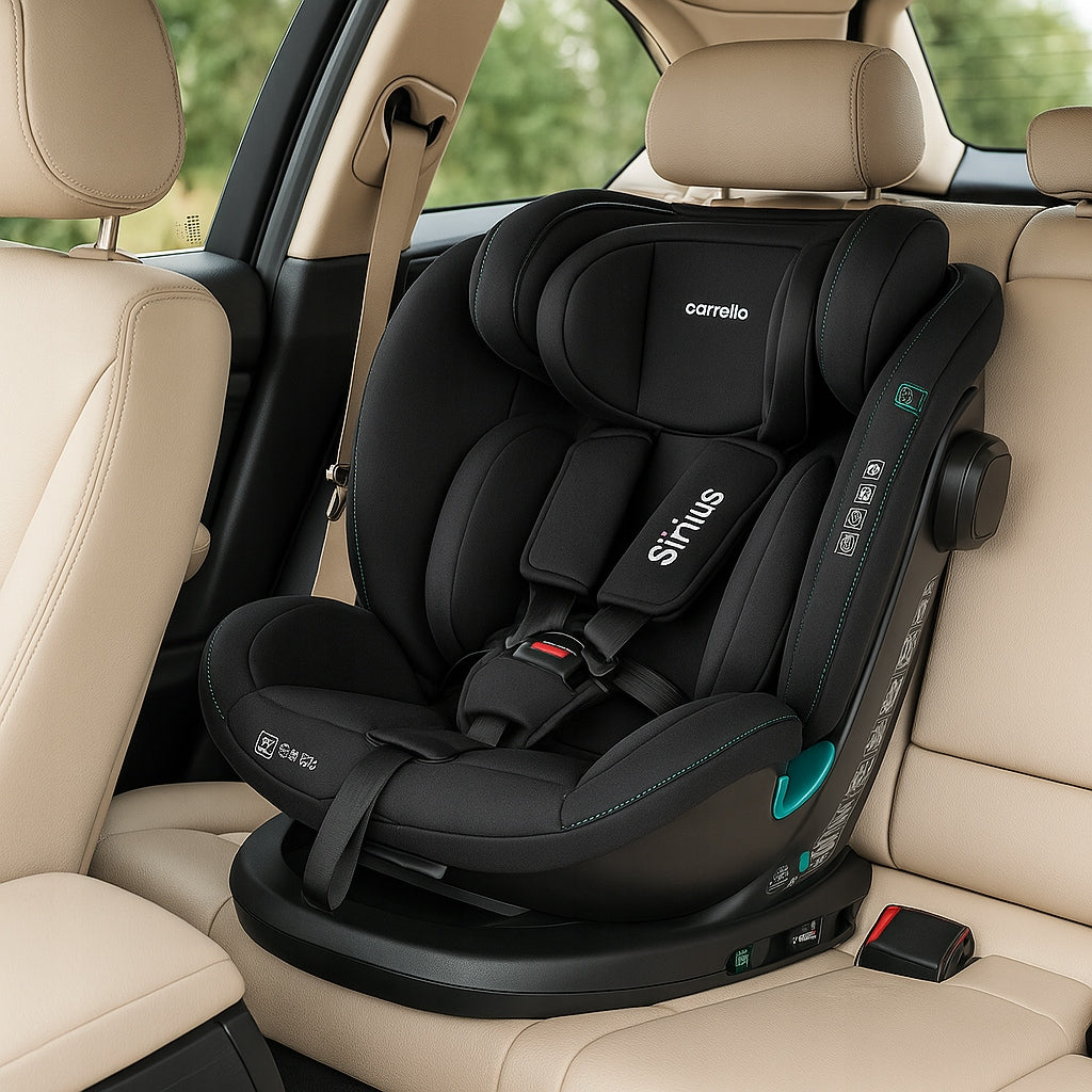ISOFIX SWIVEL CAR SEAT 40-150 cm i-SIZE RWF ADJUSTMENT 0-36 KG Packaging status original