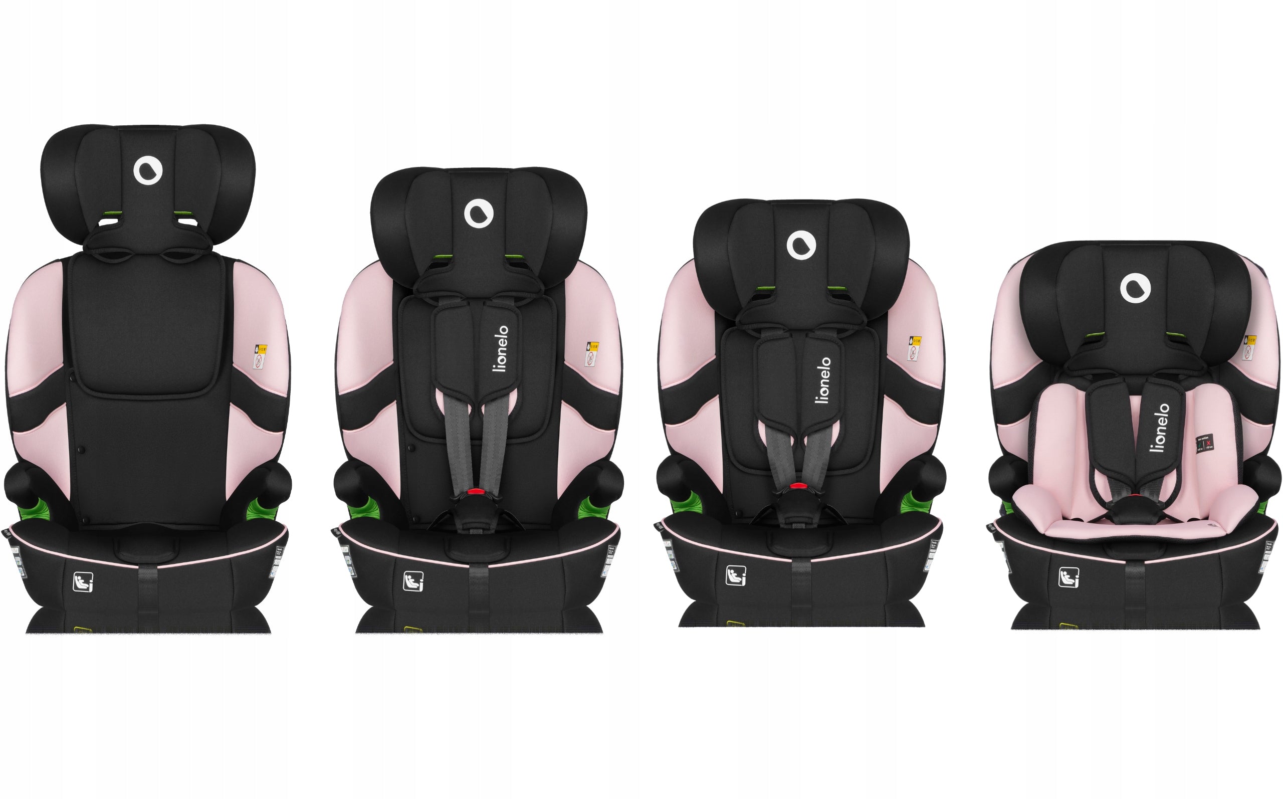 ISOFIX car seat FWF 76 – 150 cm comfortable lightweight Lionelo Billy i-Size Manufacturer code LO-BILLY I-SIZE PINK BABY