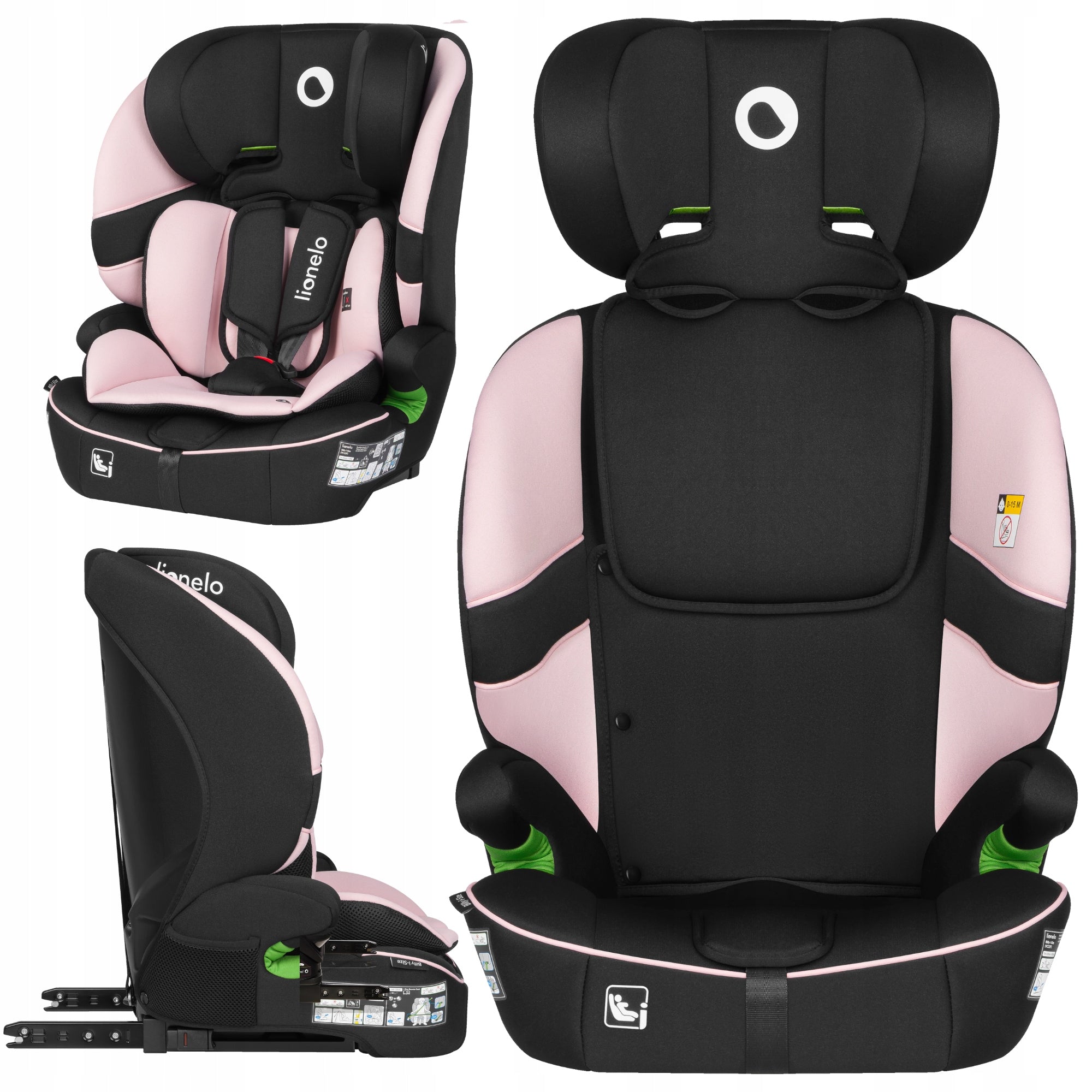 ISOFIX car seat FWF 76 – 150 cm comfortable lightweight Lionelo Billy i-Size