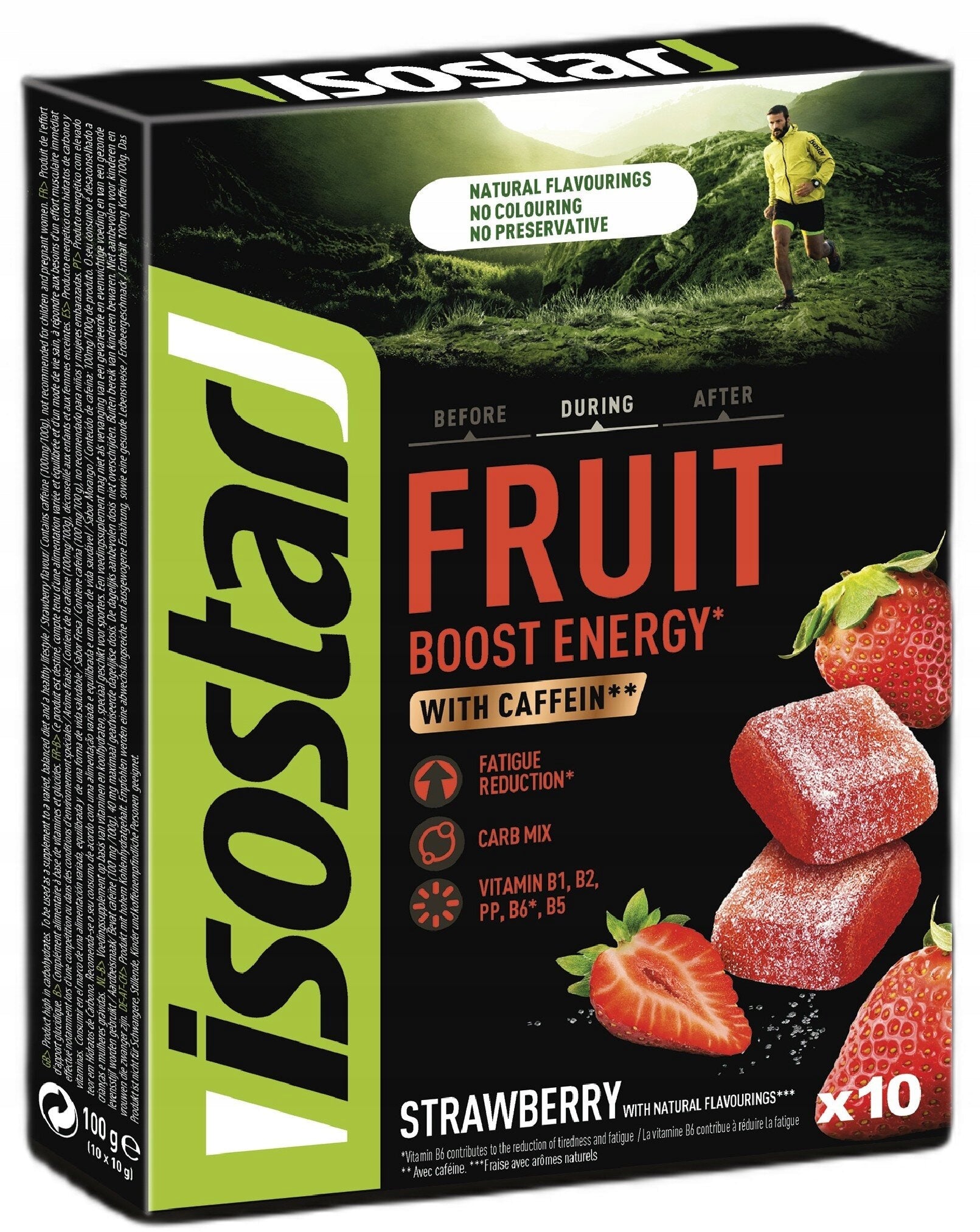 ISOSTAR Fruit Boost Energy Strawberry Gummies Expiration date not specified