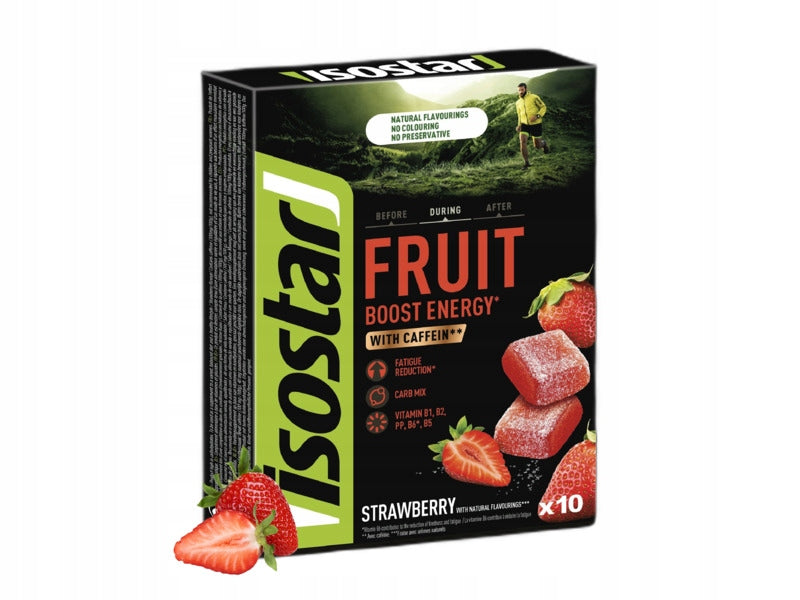 ISOSTAR Fruit Boost Energy Strawberry Gummies