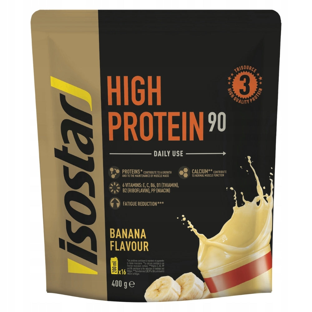 ISOSTAR HIGH PROTEIN 90 400g STRONG PROTEIN FOR MASS AND REGENERATION WPI ISOLATE Expiration date at least six months from the date of purchase