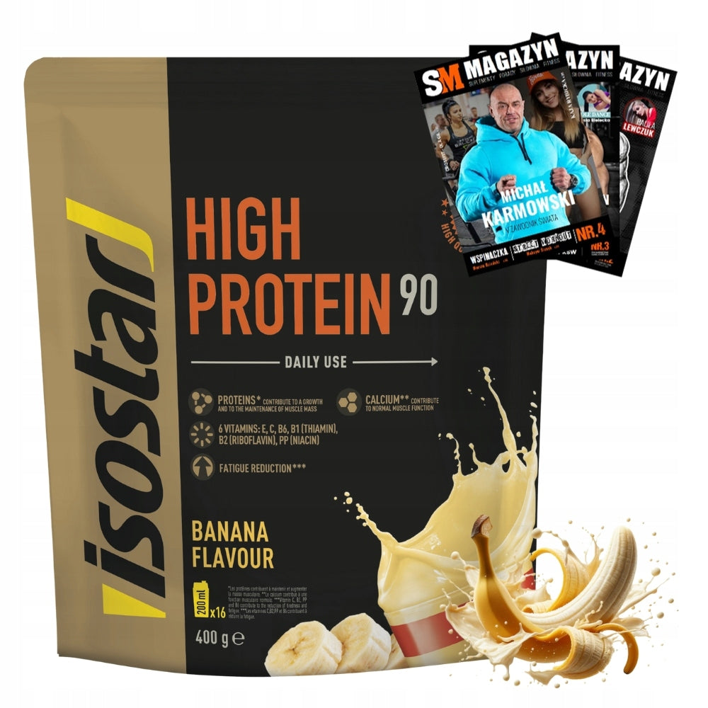ISOSTAR HIGH PROTEIN 90 400g STRONG PROTEIN FOR MASS AND REGENERATION WPI ISOLATE