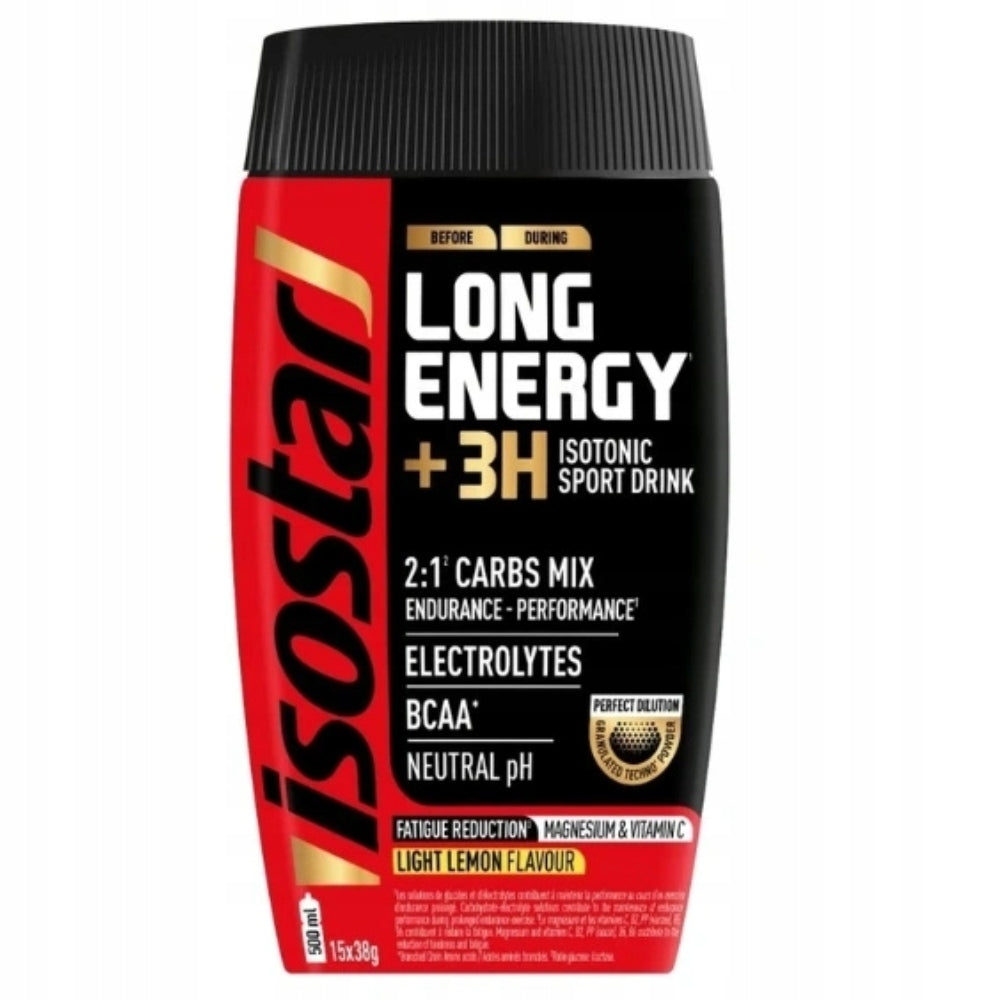 ISOSTAR POWDER LONG ENERGY 570 g MALTODEXTRIN B VITAMINS MINERALS Expiration date at least six months from the date of purchase