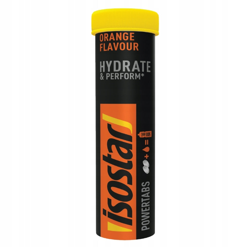 ISOSTAR POWERTABS 120G ENERGY HYDRATION STRENGTH CONCETRATE ELECTROLYTES Expiration date at least six months from the date of purchase