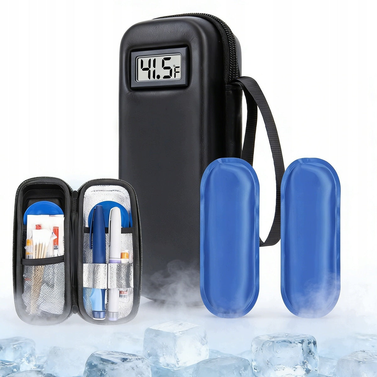 ISOTHERMAL DIABETES CASE INSULIN COOLING CASE WITH THERMOMETER