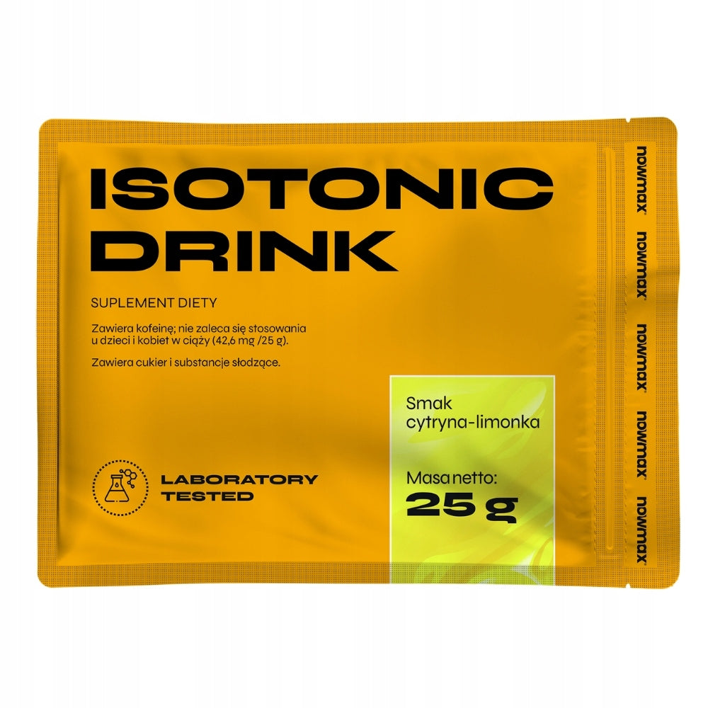 ISOTONIC POWDER nowmax ISOTONIC DRINK 25g HYDRATION AND REGENERATION 1 pc Expiration date at least six months from the date of purchase