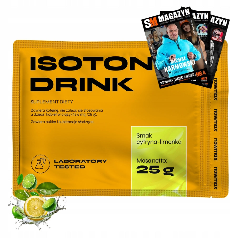 ISOTONIC POWDER nowmax ISOTONIC DRINK 25g HYDRATION AND REGENERATION 1 pc