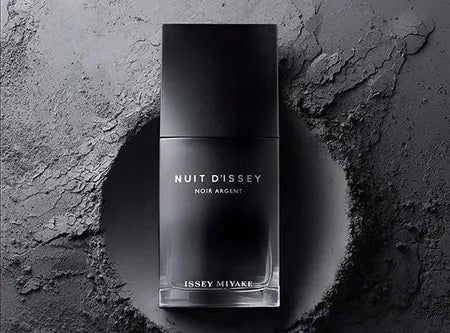 ISSEY MIYAKE NUIT D`ISSEY NOIR ARGENT, 100ML, EDP, FOIL, EAU DE PARFUM Packaging status original