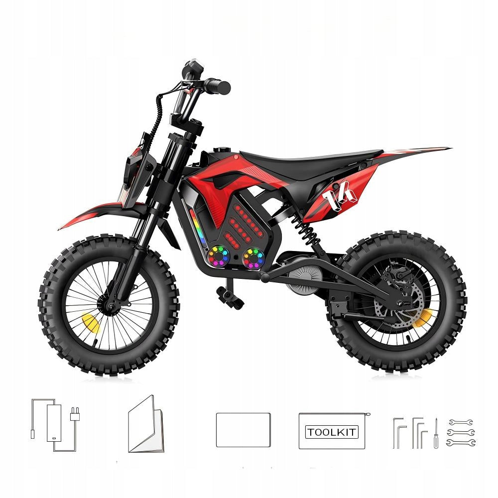 IScooter A14 Electric Motorcycle 36V 500W 5.2Ah 27HP For Kids and Brand no brand