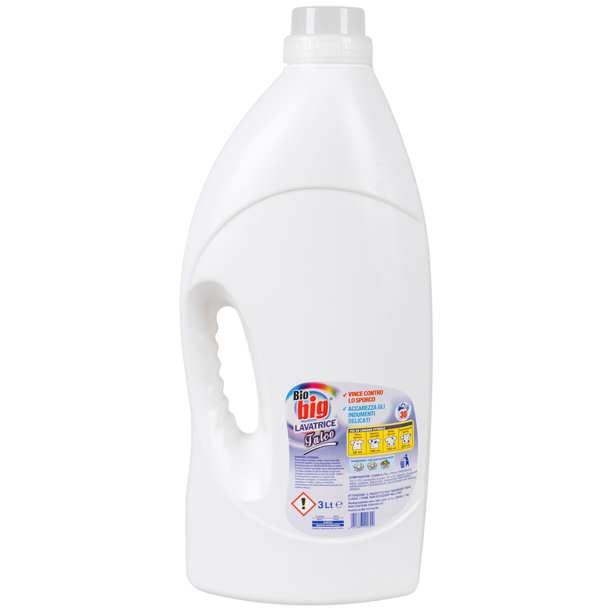 ITALIAN GEL FOR WASHING DELICATE FABRICS EFFECTIVE UNIVERSAL TALCO 3L Packaging status original