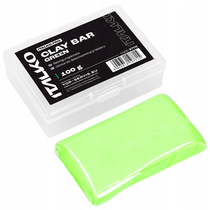 ITALKO CLAY BAR CLAY FOR CLEANING VARNISH GREEN 100G