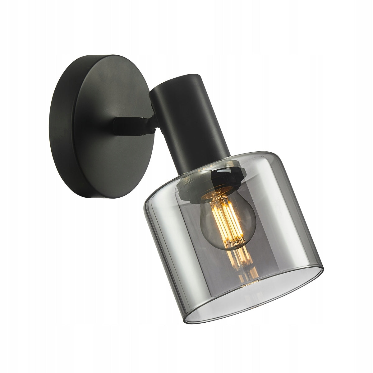 Italux Wandleuchte WL653421 BK+SG 