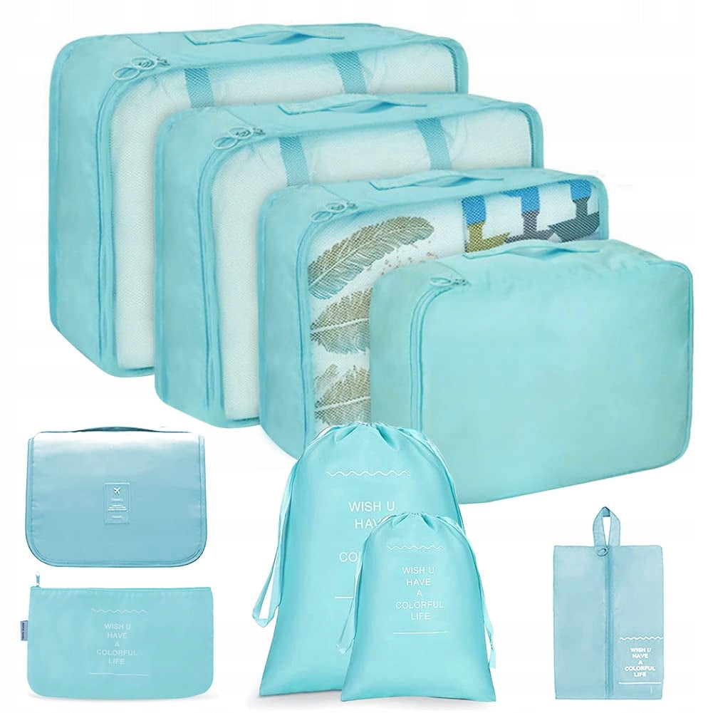 IVEOPPE Suitcase Organizer, Travel Organizer 9 Pack