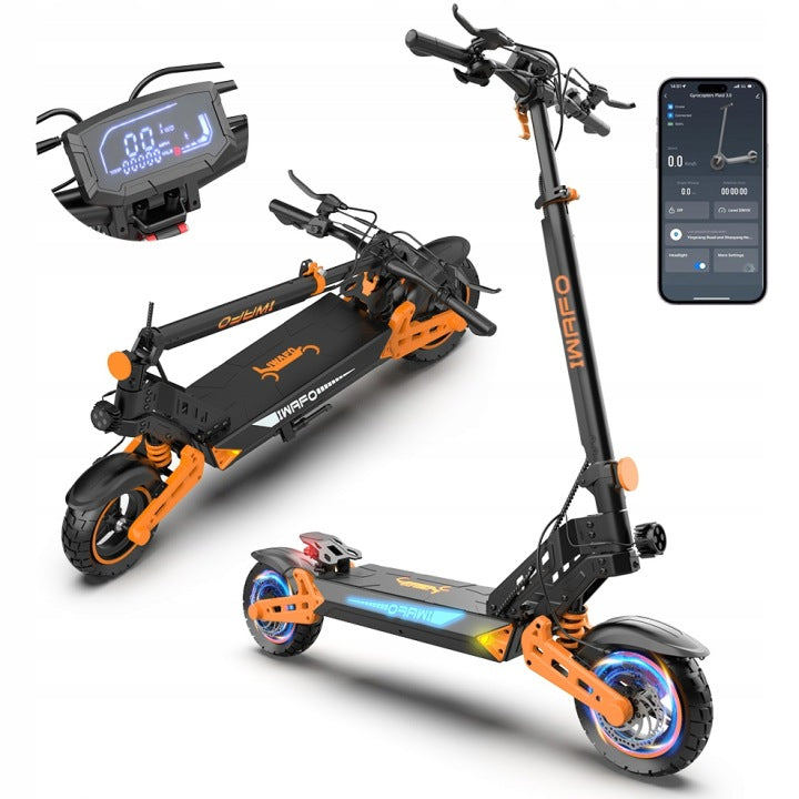IWAFO IS2 Max electric vehicle 2000W range 80KM 20Ah52V escooter