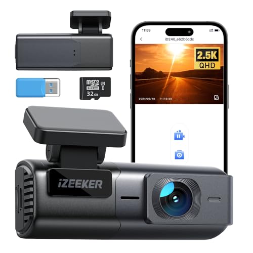IZEEKER iD240ZZ QHD 1440P Wi-Fi G-Sensor Car Camera