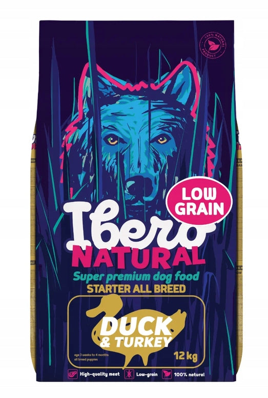 Ibero Low Grain Starter All Duck Turkey 12kg