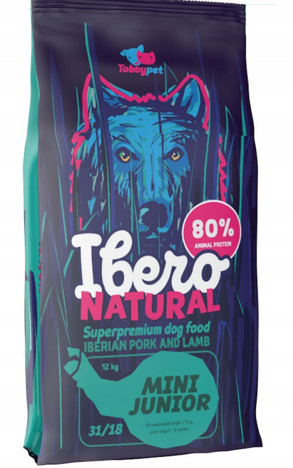 Ibero Natural Junior Mini Pork and Lamb 3kg
